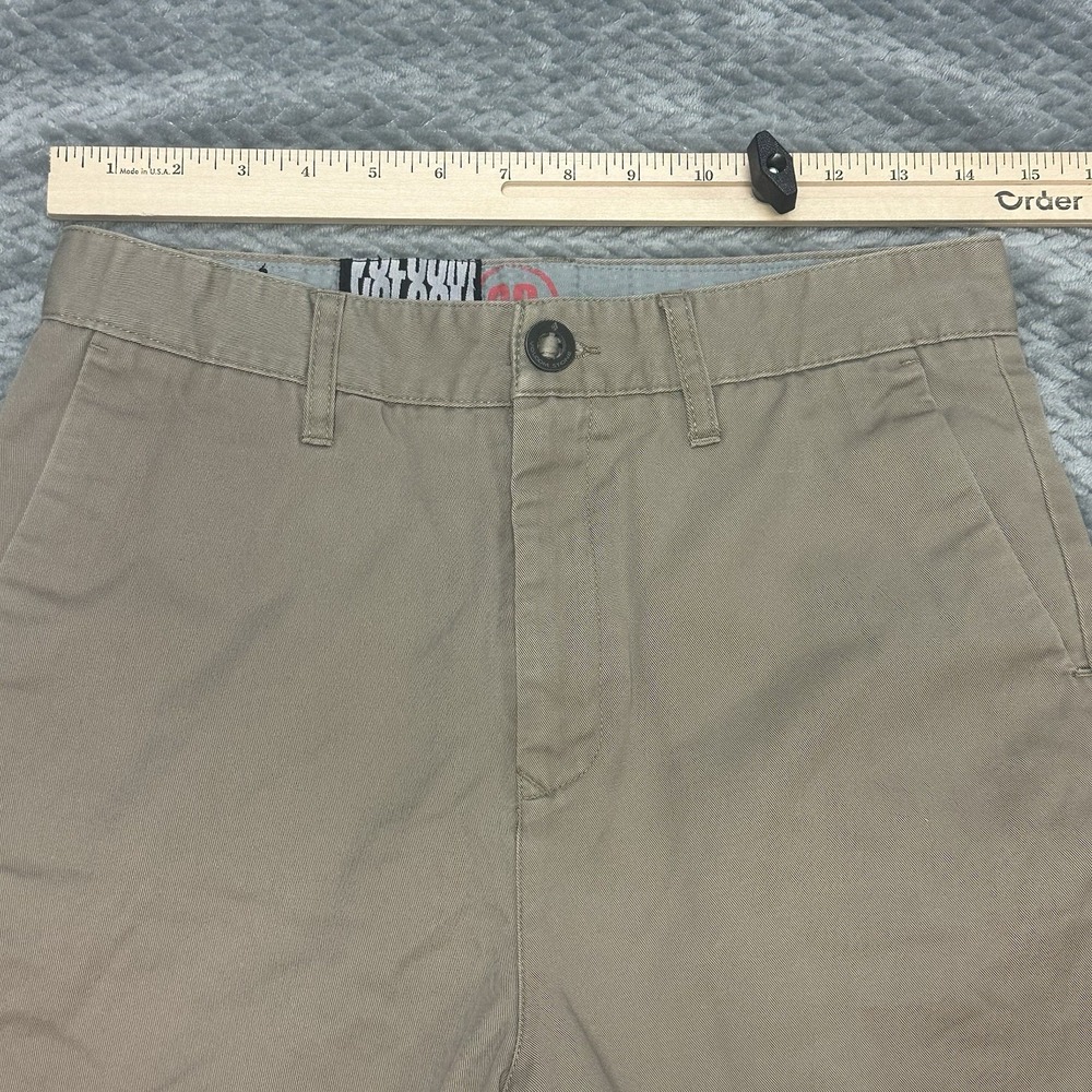 VIntage Volcom Shorts Men Size‎ 30 Chino Flat Front Skater Y2K Grunge Surf - Picture 3 of 10